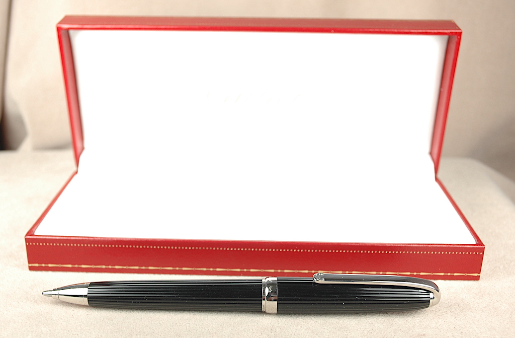 Pre-Owned Pens: 4853: Cartier: Composite Noir